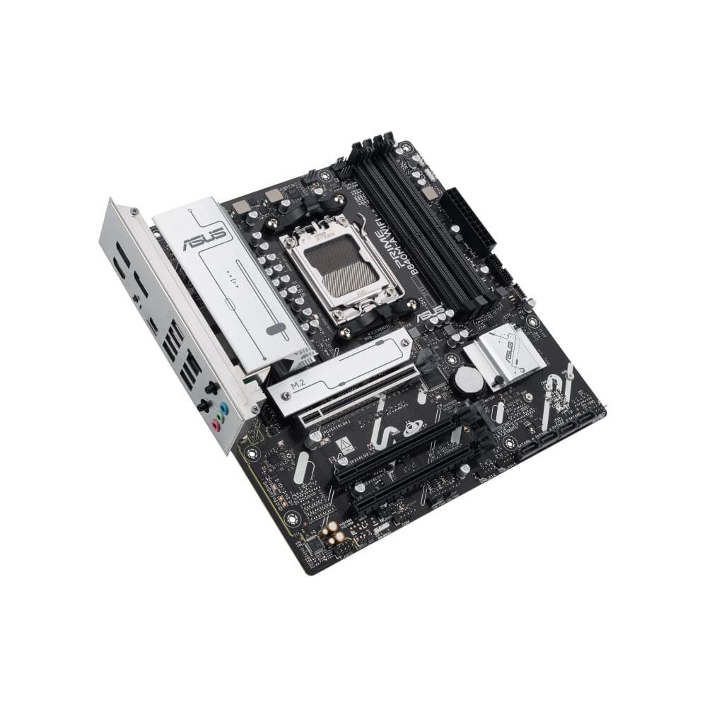 Imagem 4 de 8 do produto Placa Mãe ASUS PRIME B840M-A WIFI, AMD AM5 , m-ATX, DDR5, Wi-fi 6e, Preto - PRIME B840M-A WIFI