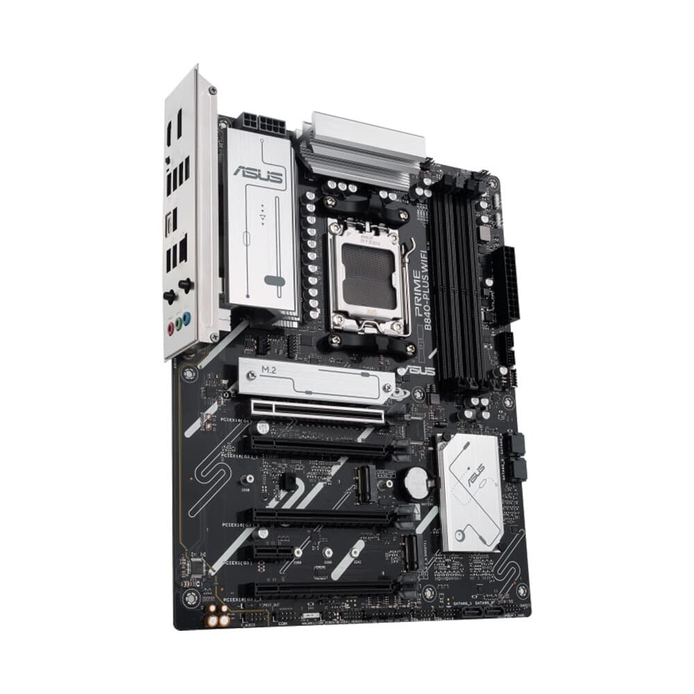 Imagem 3 de 8 do produto Placa Mãe ASUS PRIME B840-PLUS WIFI, AMD AM5 , ATX, DDR5, Wi-fi 6e, Preto - PRIME B840-PLUS WIFI