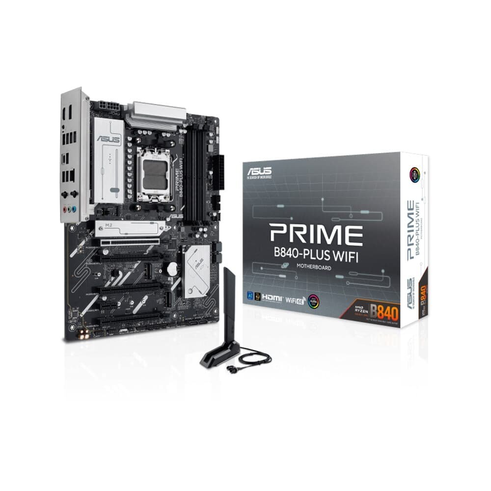 Imagem 7 de 8 do produto Placa Mãe ASUS PRIME B840-PLUS WIFI, AMD AM5 , ATX, DDR5, Wi-fi 6e, Preto - PRIME B840-PLUS WIFI