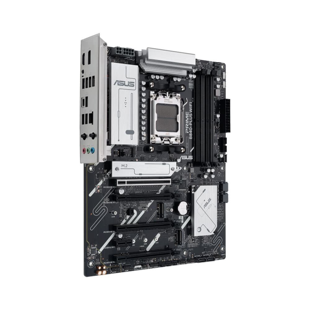 Imagem 2 de 8 do produto Placa Mãe ASUS PRIME B840-PLUS WIFI, AMD AM5 , ATX, DDR5, Wi-fi 6e, Preto - PRIME B840-PLUS WIFI