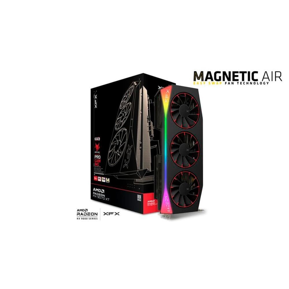 Placa de Vídeo XFX Mercury RX 9070 XT OC | KaBuM!