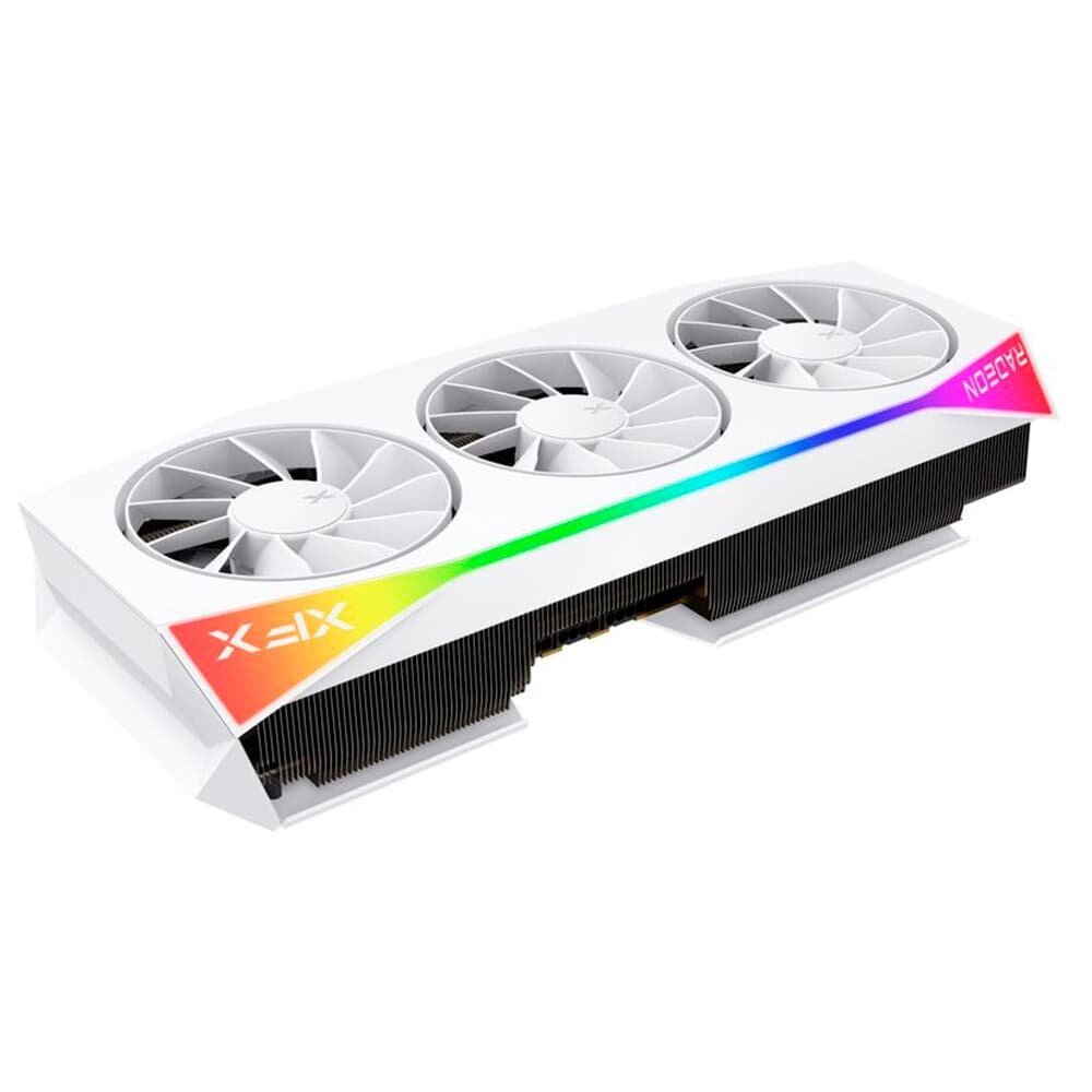 Placa de Vídeo XFX Mercury RX 9070 XT OC WHITE GAMING EDITION WITH AMD Radeon, RGB, 16GB, GDDR6, HDMI 3xDP, RDNA 4 - RX-97TRGBBW9 - view 4