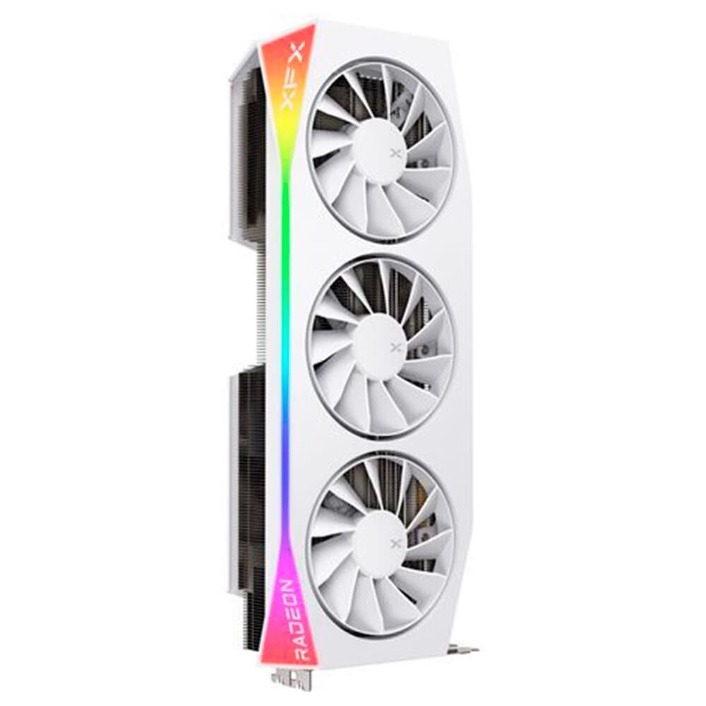 Placa de Vídeo XFX Mercury RX 9070 XT OC WHITE GAMING EDITION WITH AMD Radeon, RGB, 16GB, GDDR6, HDMI 3xDP, RDNA 4 - RX-97TRGBBW9 - view 3