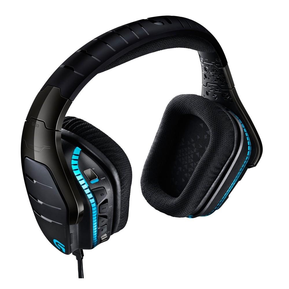 Imagem 3 de 8 do produto Headset Gamer Logitech G633 Artemis Spectrum RGB Lightsync 7.1 Dolby Surround Drivers Pro-G - 981-000586