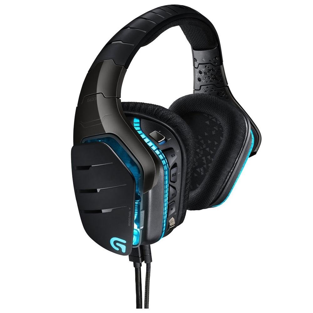 Imagem 4 de 8 do produto Headset Gamer Logitech G633 Artemis Spectrum RGB Lightsync 7.1 Dolby Surround Drivers Pro-G - 981-000586