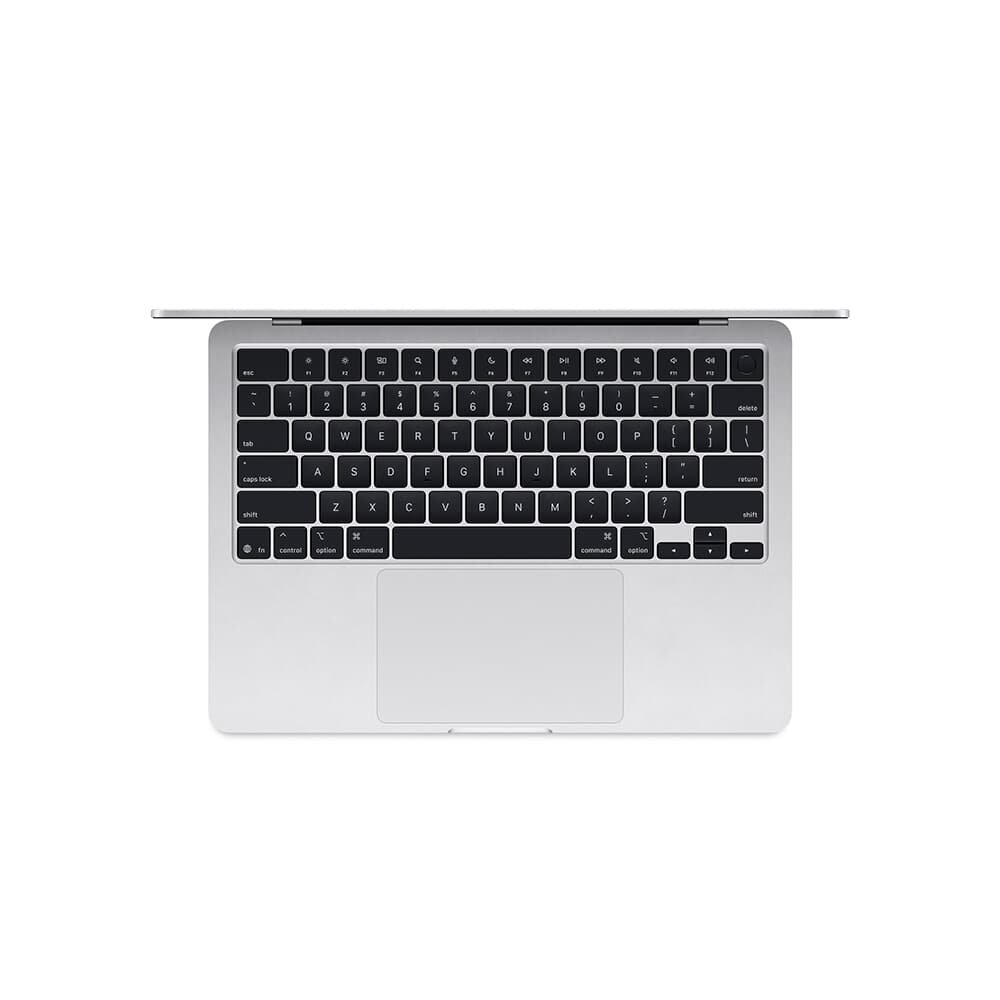 MacBook Air Apple 13" Chip M4, CPU 10 Núcleos, GPU 8 Núcleos, Neural Engine 16 Núcleos, 16GB RAM, SSD 256GB, Prateado - MW0W3BZ/A
