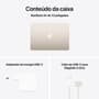 MacBook Air Apple 13" Chip M4, CPU 10 Núcleos, GPU 8 Núcleos, Neural Engine 16 Núcleos, 16GB RAM, SSD 256GB, Estelar - MW0Y3BZ/A
