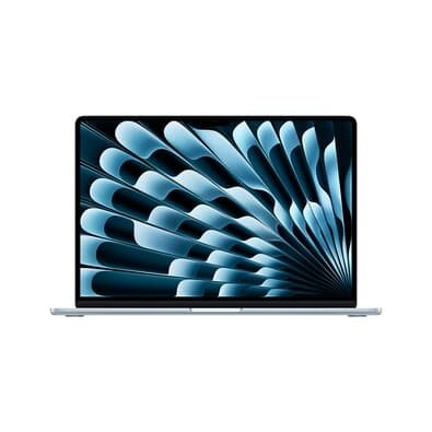 "MacBook Air Apple 15"" Chip M4, CPU 10 Núcleos, GPU 10 Núcleos, Neural Engine 16 Núcleos, 24GB, SSD 512GB, Azul-céu - MC7D4BZ/A"