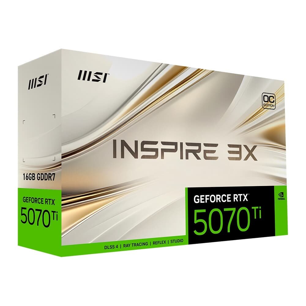 T*o様 MSI GeForce RTX 5070 Ti 16G INSPIRE RTX 5070 Ti SFF 16GB INSPIRE OC PLUS | KaBuM!