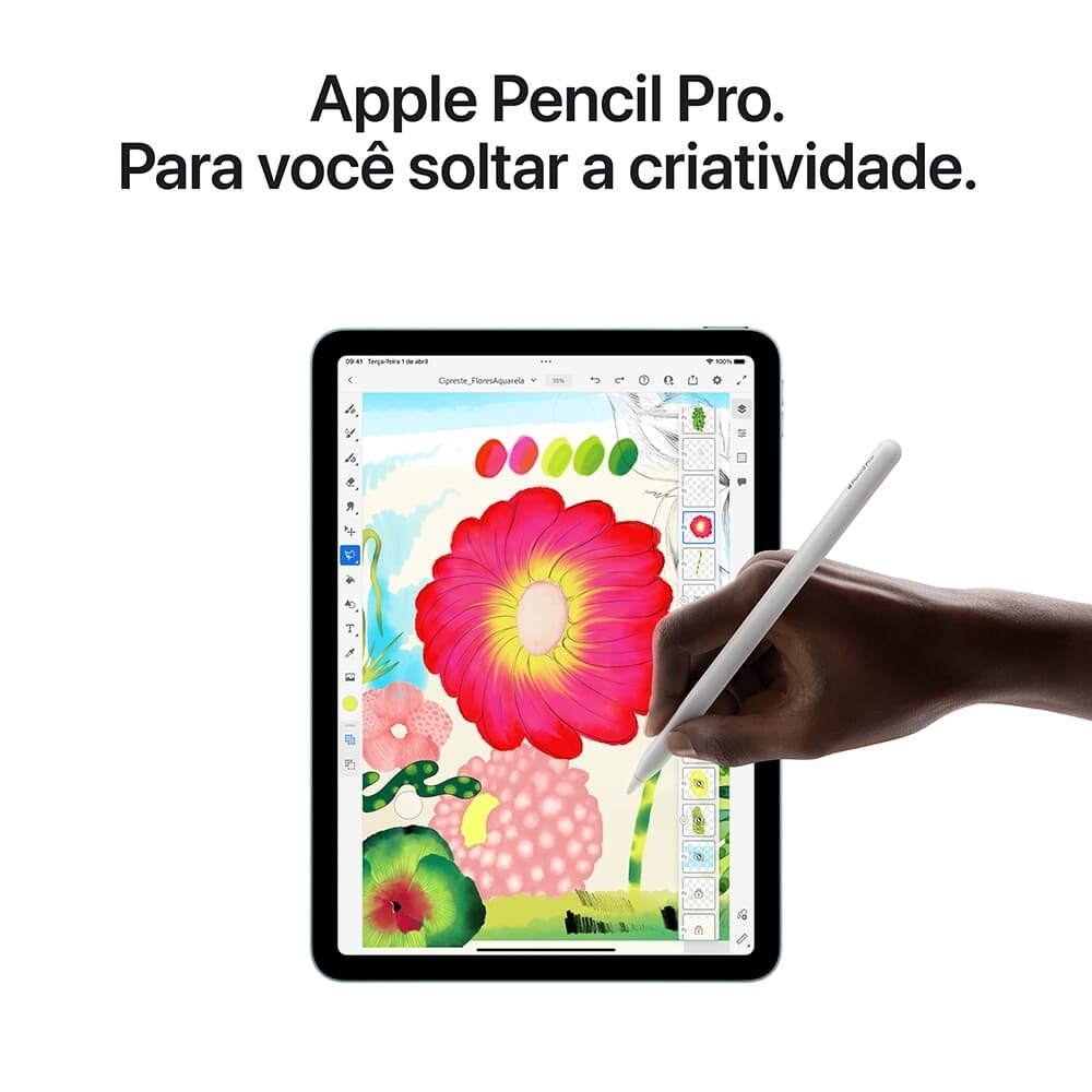 iPad Air Apple 13 1 TB, Chip M3, Wi-Fi, Câmera Traseira 12MP, Cinza-espacial - MCQ04BZ/A - view 6