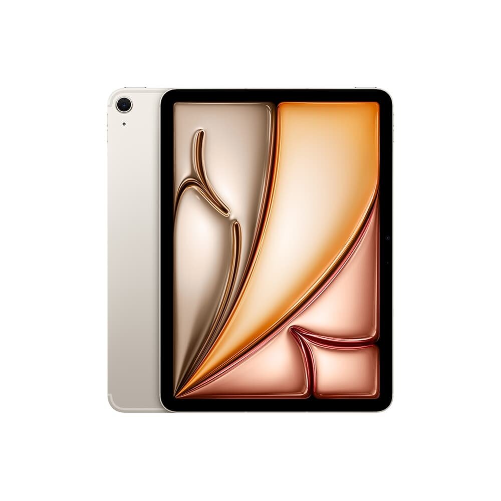 iPad Air Apple 11" 128 GB, Chip M3, Wi-Fi + Cellular, Câmera Traseira 12MP, Estelar - MCFX4BZ/A iPad Air Apple 11" 128 GB, Chip M3, Wi-Fi + Cellular, Câmera Traseira 12MP, Estelar - MCFX4BZ/A