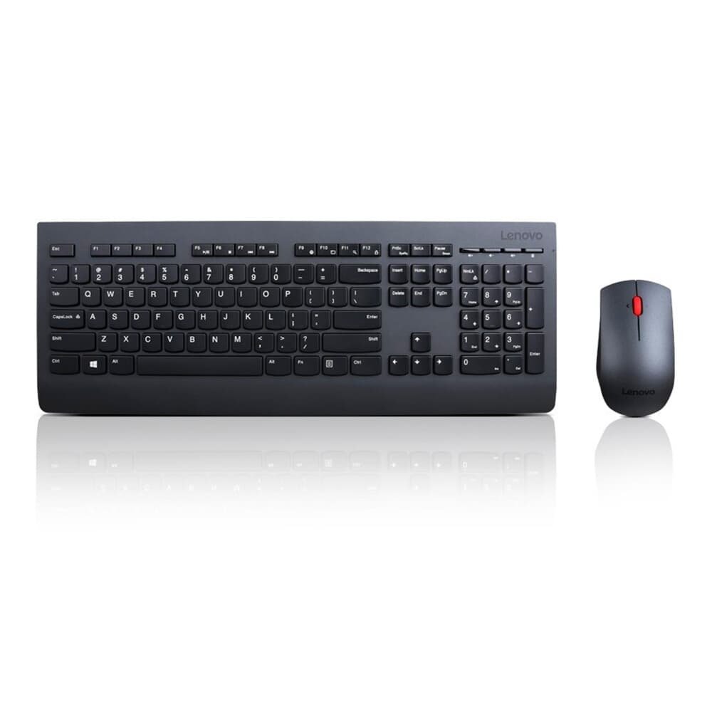 Teclado e Mouse Lenovo Essential Wired | KaBuM!