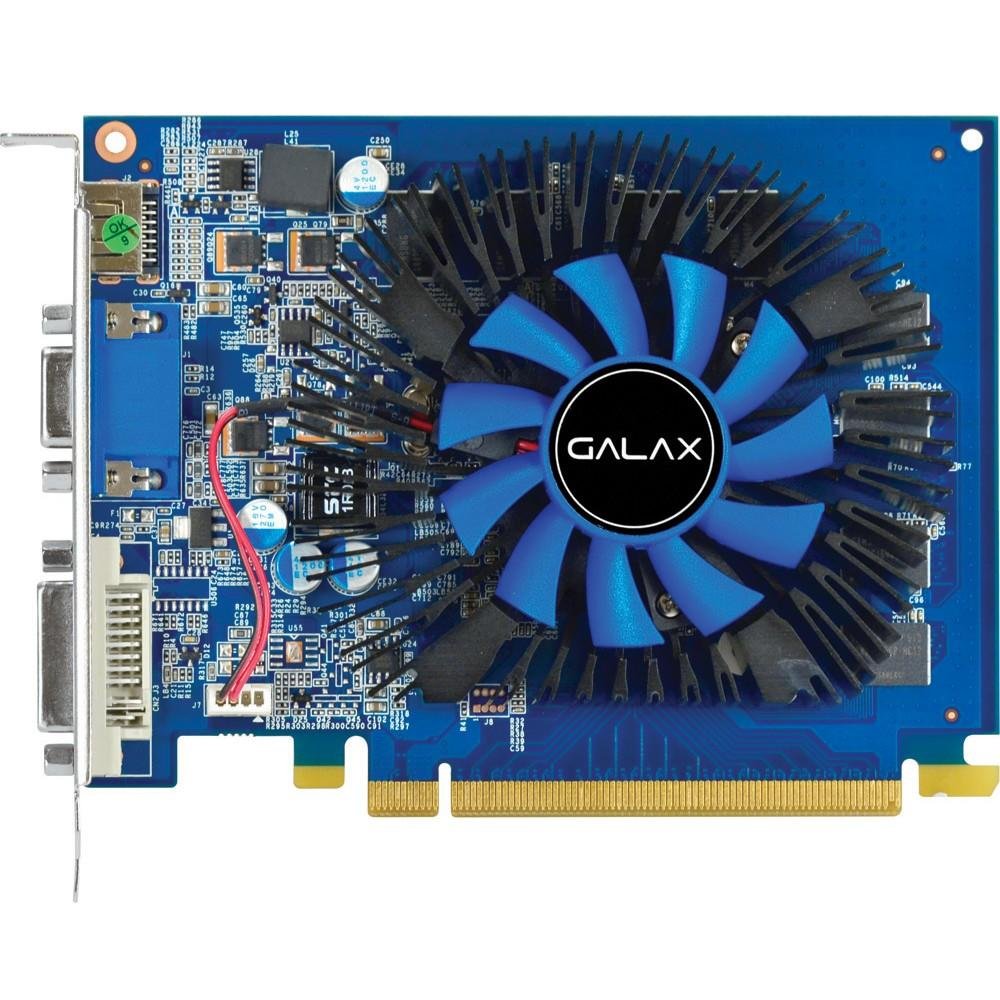 Placa de Vídeo VGA Galax NVIDIA GeForce GT 730 2GB GDDR3 128 Bits - 73GPF8HX3SNS Placa de Vídeo VGA Galax NVIDIA GeForce GT 730 2GB GDDR3 128 Bits - 73GPF8HX3SNS
