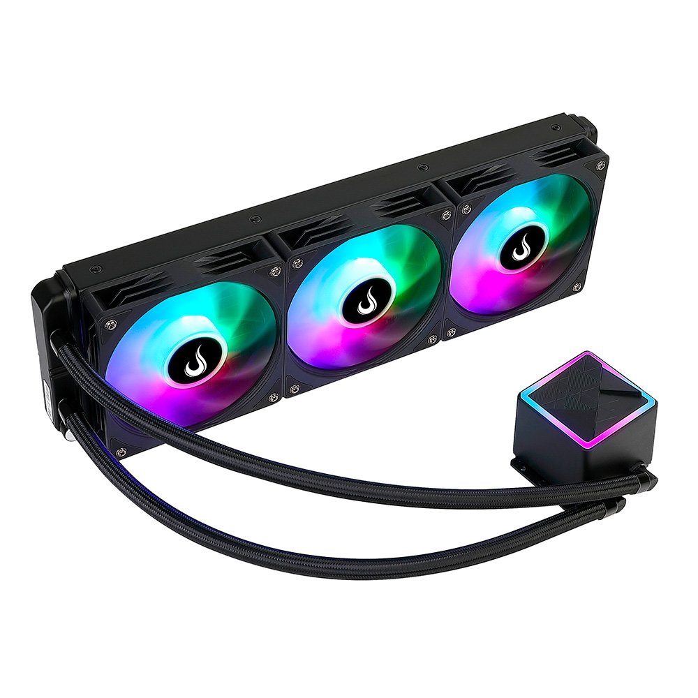Water Cooler Gamer Rise Mode Black, ARGB Rainbow, 360mm, AMD e Intel, Preto - RM-WCB-03-RBW - view 4