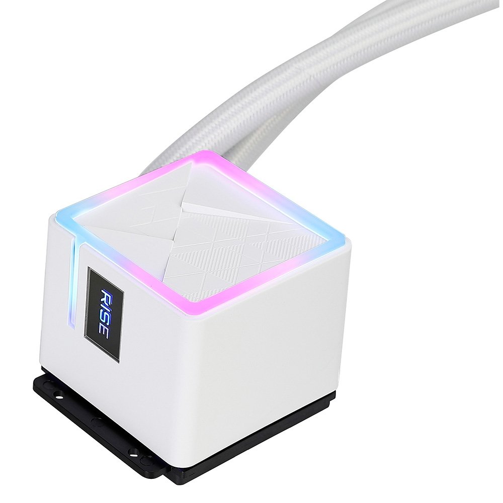 Water Cooler Gamer Rise Mode Frost, ARGB Rainbow, 240mm, AMD e Intel, Branco - RM-WCZ-02-RBW - view 6