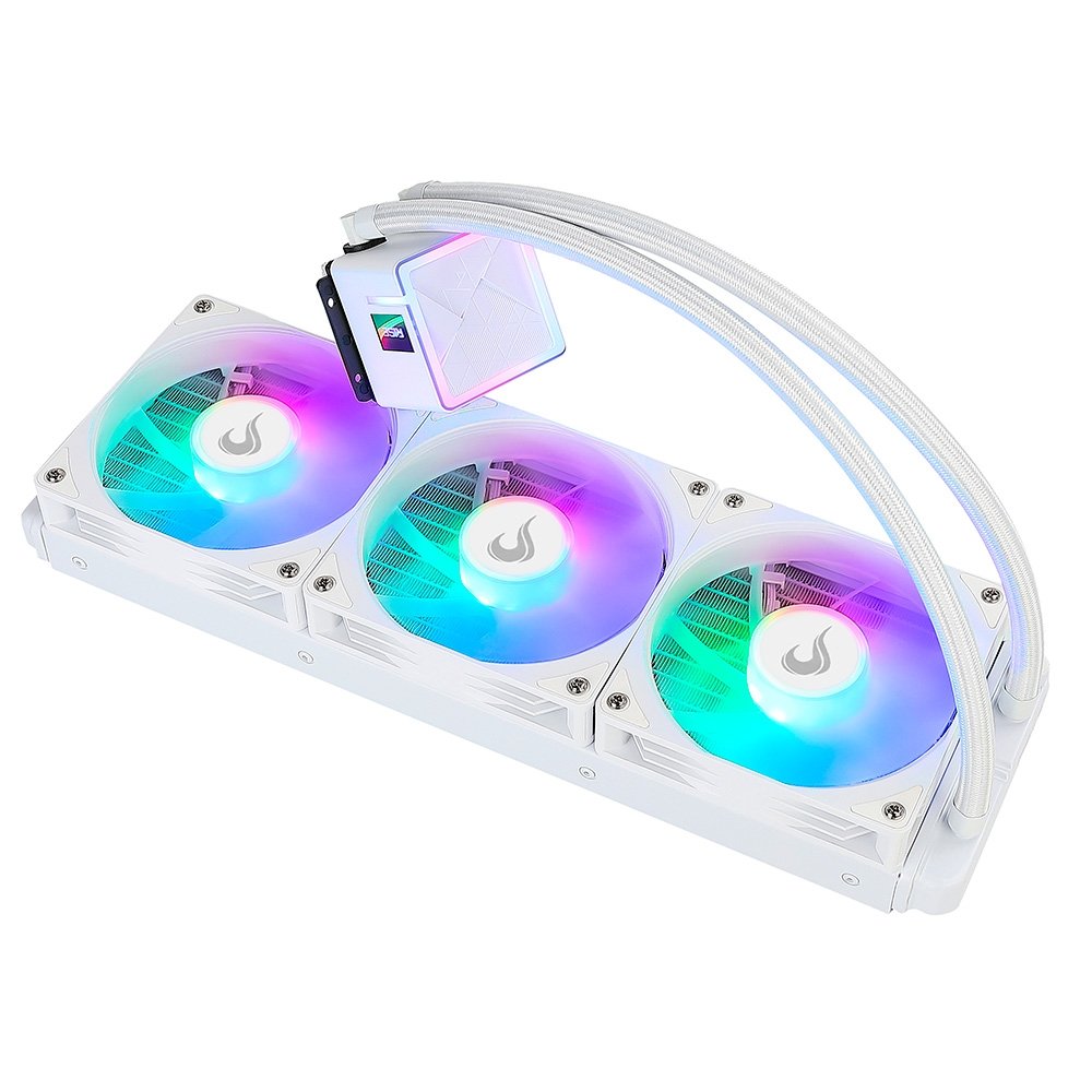 Water Cooler Gamer Rise Mode Frost, ARGB Rainbow, 360mm, AMD e Intel, Branco - RM-WCF-04-RBW 4