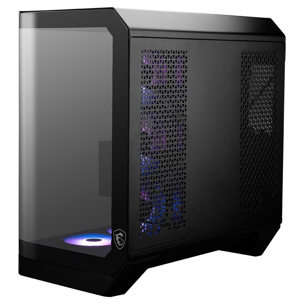 Gabinete Gamer ( Balão.info) Pano 120R PZ, Mid Tower, Vidro Panoramico, 4x FANs ARGB, ATX, Preto - ( Balão.info - view 4