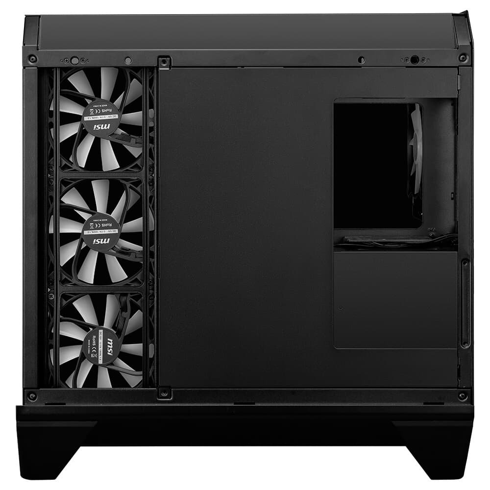 Gabinete Gamer ( Balão.info) Pano 120R PZ, Mid Tower, Vidro Panoramico, 4x FANs ARGB, ATX, Preto - ( Balão.info - view 6