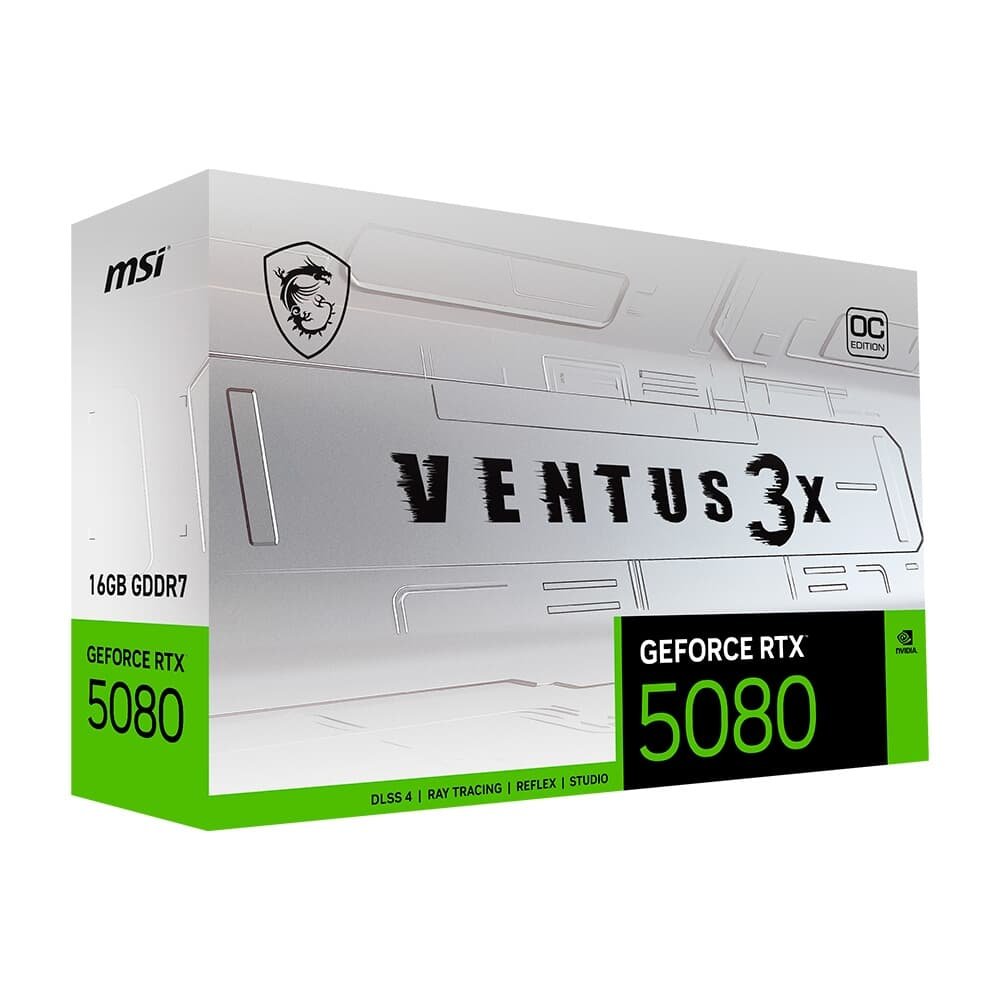 GeForce RTX? 5080 VENTUS 3X OC WHITE | KaBuM!