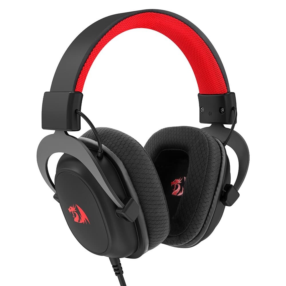 Headset Gamer Redragon Zeus Lite P3, Drivers 53mm, PC PS5 Xbox, Preto - H510-LT
