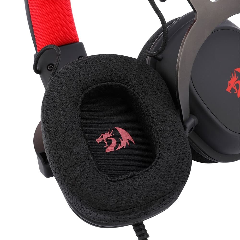 Headset Gamer Redragon Zeus Lite P3, Drivers 53mm, PC PS5 Xbox, Preto - H510-LT