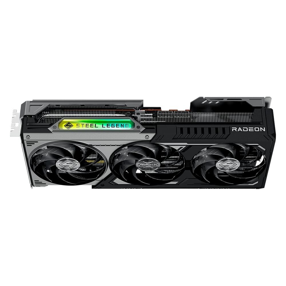 Placa de Vídeo ASRock RX 9070 XT SLD 16G AMD Radeon, ARGB, 16GB, GDDR6, FidelityFX, RDNA 4 - 90-GA5VZZ-00UANF - view 5