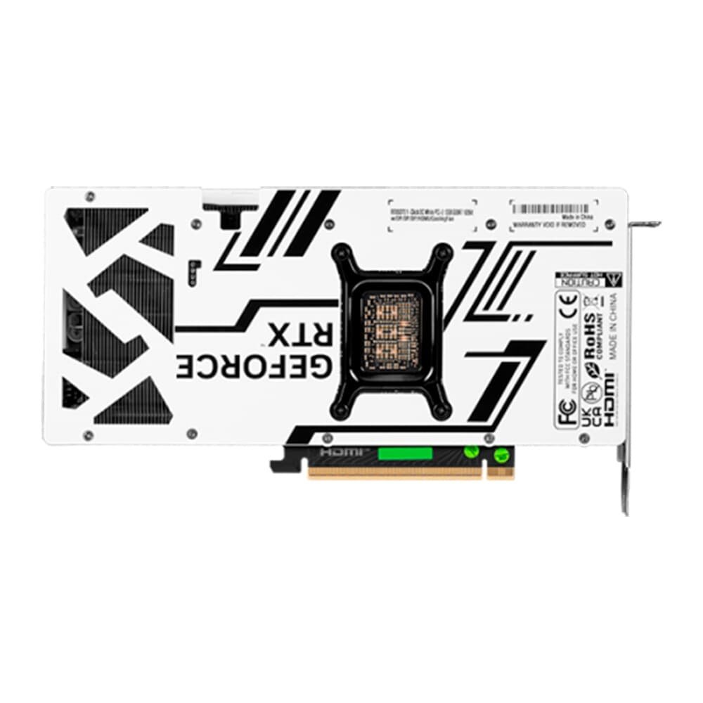 Imagem 5 de 7 do produto Placa de Vídeo GALAX RTX 5070 1-Click OC White NVIDIA GeForce, 12GB, GDDR7, 192 Bits, Ray Tracing, DLSS 4 - 57NON7MDBSWH