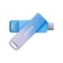 Pen Drive 128GB SanDisk Phone Drive Creator Series, USB-C 3.2 e Lightning - SDIXD0N-128G-GN6TP