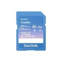 Cartão de Memória SanDisk Creator Series SD UHS-II 256GB, Leitura 280MB/s e Gravação 150MB/s - SDSDXEP-256G-GNCIS