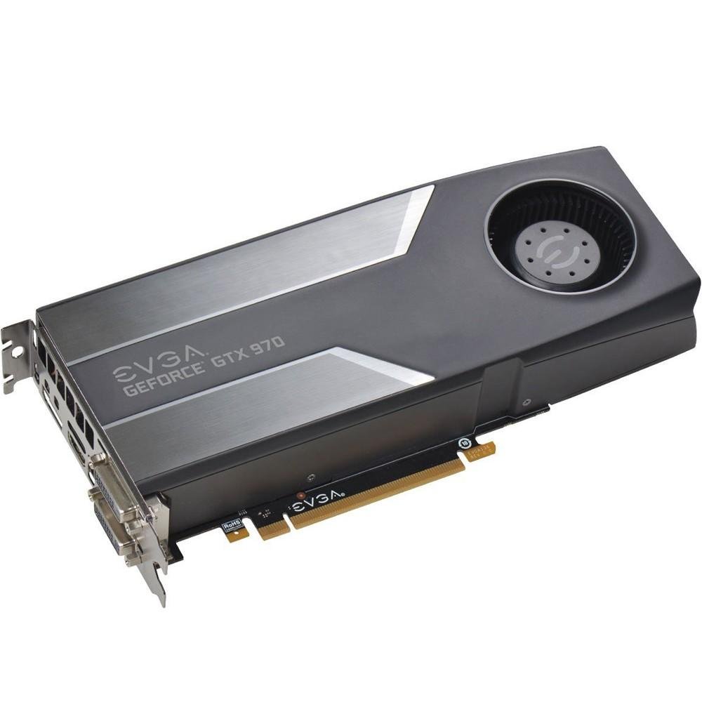 Placa de Video VGA EVGA GeForce GTX 970 4GB DDR5 256Bits 04G-P4-1970-KT