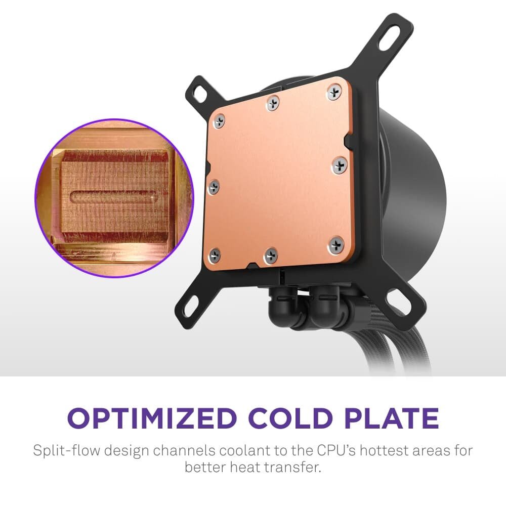 Water Cooler NZXT Kraken Plus 240 RGB v2, Preto - RL-KR240-B2