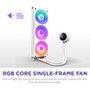 Water Cooler NZXT Kraken Plus 360 RGB v2, Com Display LCD de 1.54", Branco - RL-KR360-W2
