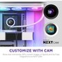 Water Cooler NZXT Kraken Plus 360 RGB v2, Com Display LCD de 1.54", Branco - RL-KR360-W2