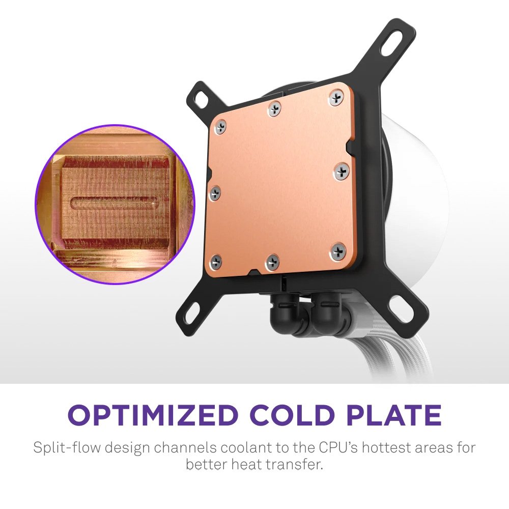 Water Cooler NZXT Kraken Plus 360 RGB v2, Com Display LCD de 1.54", Branco - RL-KR360-W2 Water Cooler NZXT Kraken Plus 360 RGB v2, Com Display LCD de 1.54", Branco - RL-KR360-W2