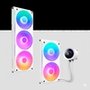 Water Cooler NZXT Kraken Plus 360 RGB v2, Com Display LCD de 1.54", Branco - RL-KR360-W2