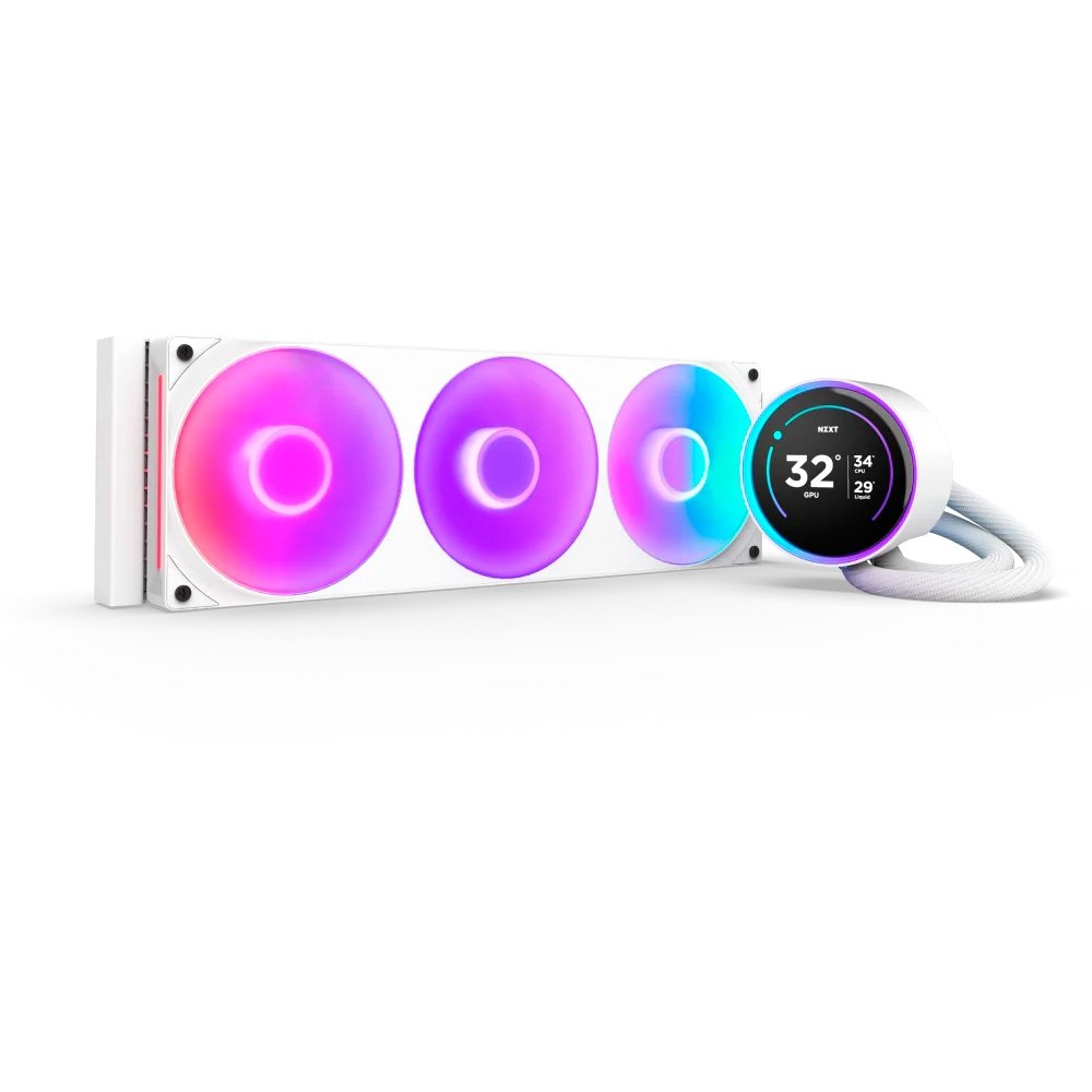 Watercooler NZXT Kraken Elite 420 RGB V2, Branco, RL-KR42E-W2 4