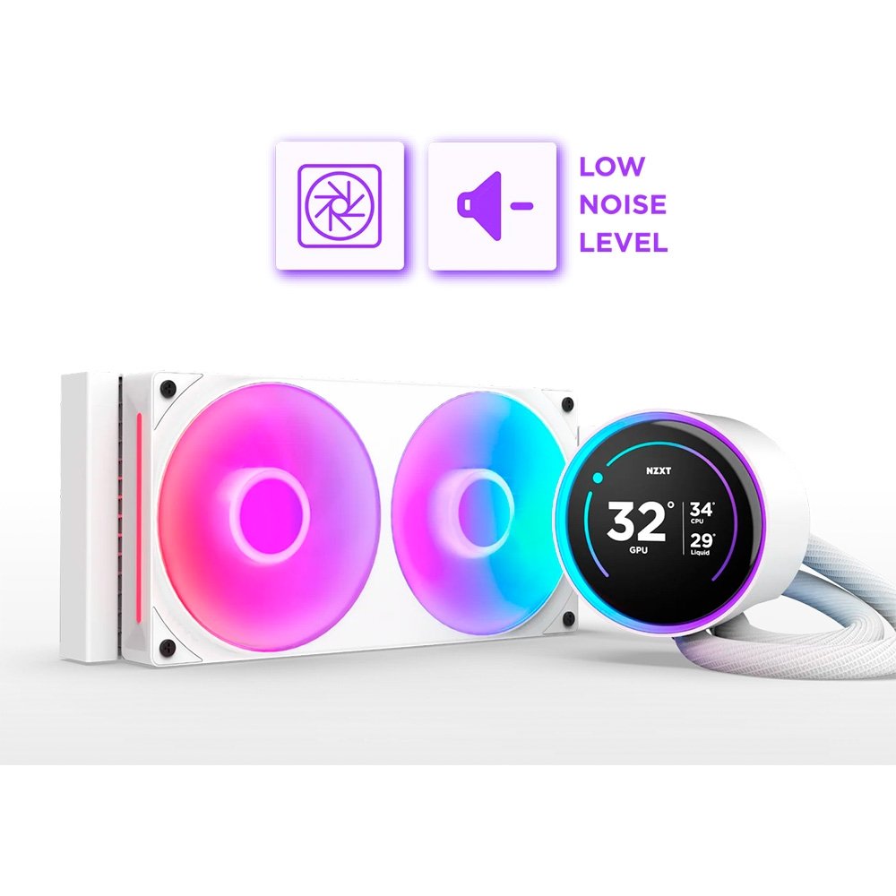 Imagem 3 de 10 do produto Watercooler NZXT Kraken Elite 420 RGB V2, Branco, RL-KR42E-W2