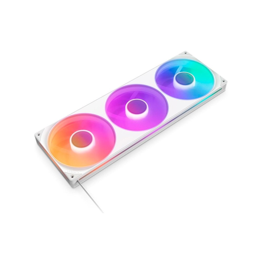 Imagem 2 de 4 do produto Ventoinha Single-frame NZXT, 420mm, F420RGB Core Fan, Branco, RF-U42HF-W1