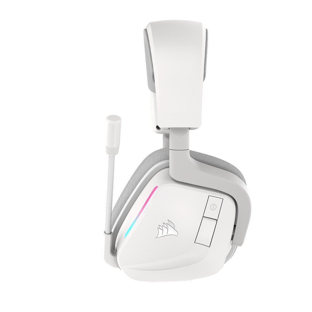 Headset Gamer Sem Fio Corsair Void Wireless V2, RGB, RGB, Bluetooth, Dolby Atmos, Branco - CA-9011380-WW - view 3