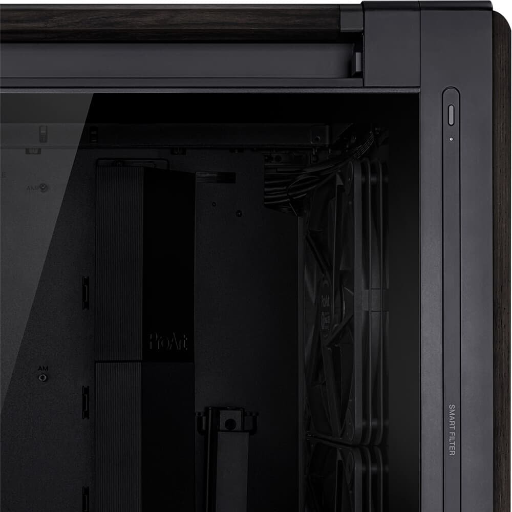 Gabinete ( Balão.info) PROART WOOD EDITION PA602, Mid Tower, E-ATX, Lateral em Vidro Temperado, Preto - 90DC00J0( Balão.info - view 5