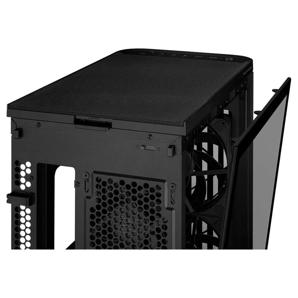 Imagem 15 de 19 do produto Gabinete ASUS PROART WOOD EDITION PA401, Mid Tower, ATX, Lateral em Vidro Temperado, 3x FANs, Preto - 90DC00M0-B30000