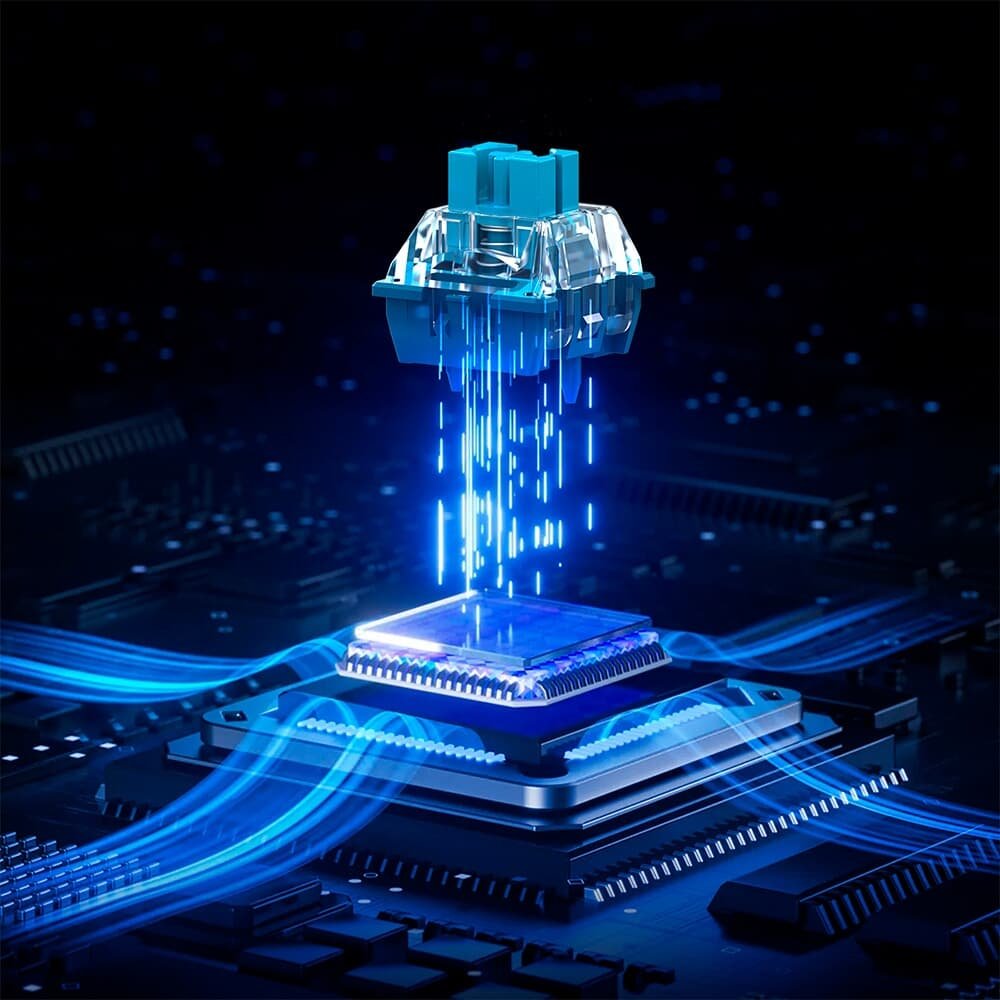 Imagem 5 de 23 do produto Teclado Magnético Gamer MCHOSE Ace 60 Hall Effect, RGB, Switch Magnético Uranus Standard, Branco - Ace60-7A