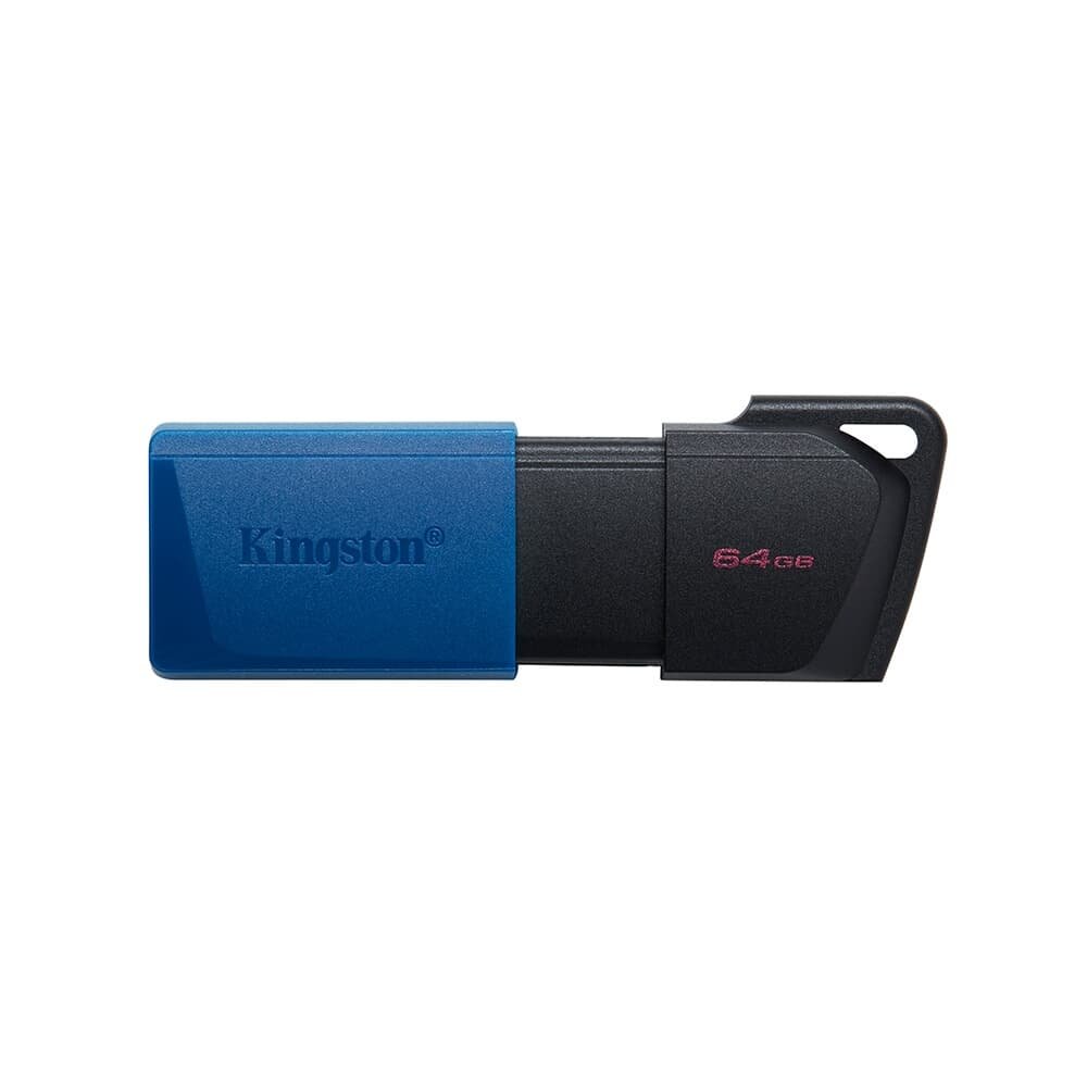 Imagem 3 de 5 do produto Kit Com 2 Pen Drives 64GB Kingston DataTraveler Exodia M, USB 3.2, Preto e Azul - DTXM/64GB-2P