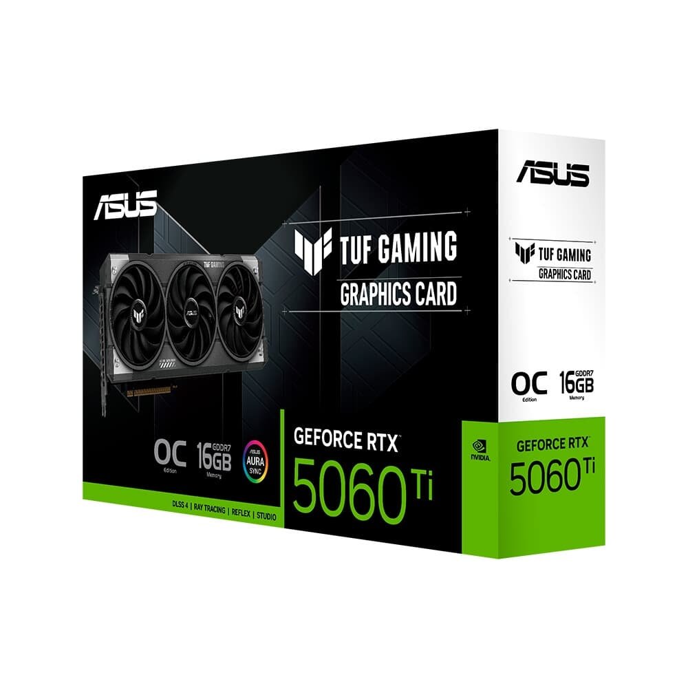 Placa de Vídeo ASUS TUF RTX 5060 TI O16G GAMING NVIDIA GeForce, 16GB GDDR7, 128 bits, DLSS 4, Ray Tracing - 90YV0MG0-M0NA00 - view 12
