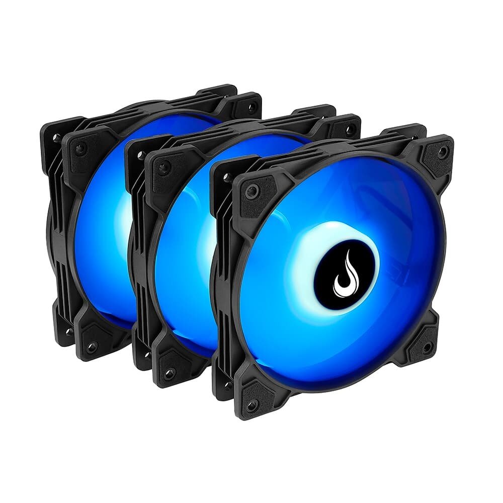 Imagem 2 de 5 do produto Kit com 3 Ventoinhas Rise Mode Z Led 5V, 120mm, Led ARGB, Preto - RM-ZLD-5V-ARGB-B