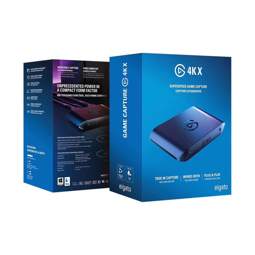 k*n様 Elgato Game Capture 4K X Placa de Captura Elgato 4K X, 4K144 | KaBuM!