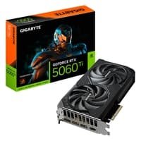 Kabum Placa de Vídeo RTX 5060 TI Windforce, Gigabyte NVIDIA GeForce, 16 GB, GDDR7, 128 bits, DLSS 4, Ray Tracing - GV-N506TWF2-16GD image