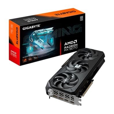  Gigabyte RX 9070 Gaming OC AMD Radeon, 16GB, GDDR6, 256 bit, OpenGL 4.6 - GV-R9070GAMING OC-16GD