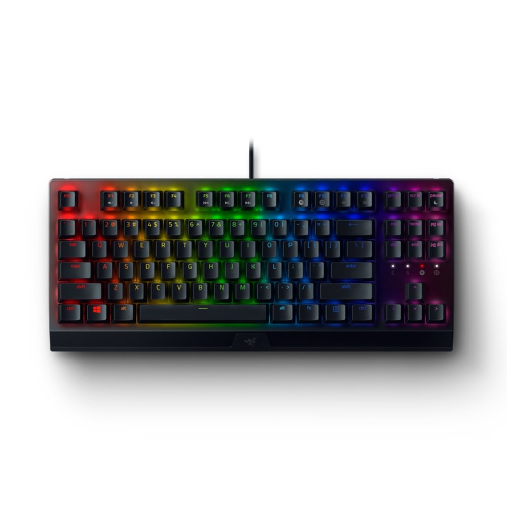 Teclado Gamer Mecânico Razer BlackWidow V3 TKL, Switches Amarelo, RGB - RZ03-03491800