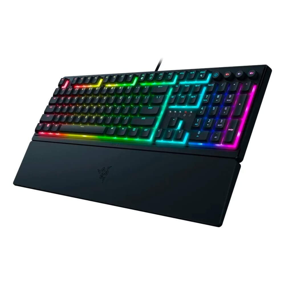 Teclado Gamer Razer Ornata V3, Low Profile, Chroma RGB, Membrana, USB, Layout Us, Preto - RZ0304460200 - view 3